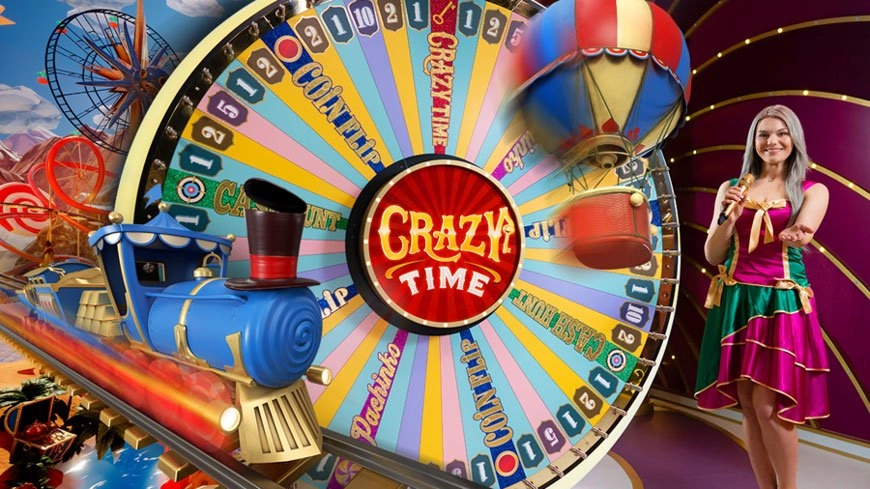 Registration in the game Crazy Time